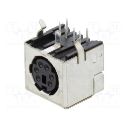 1 pcs x TE Connectivity - 5749231-1 - Mini DIN, 6 pos, R/A, Shield