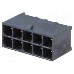 1 pcs x MOLEX - 768290110 - Socket, wire-board, male, Mega-Fit, 5.7mm, PIN: 10, UL94V-0, 23A
