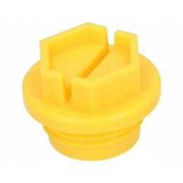 Plastic cover cap m18x1 5 yellow