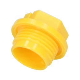 Plastic cover cap m18x1 5 yellow