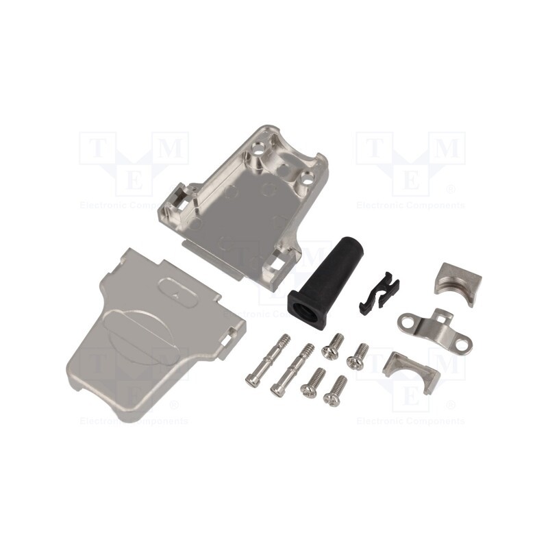 1 pcs x ENCITECH - DTZF15-K - Enclosure: for D-Sub connectors, D-Sub 15pin,D-Sub HD 26pin