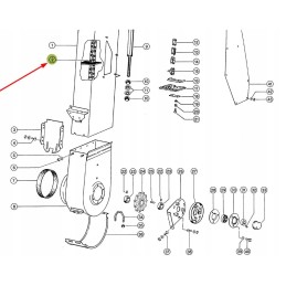 601216 0 grain chain 38 4 vb x 164 rollers