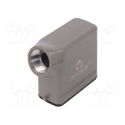 1 pcs x DEGSON ELECTRONICS - D10A-SE-2G-PG16 - Enclosure: for HDC connectors, size D10A, for cable, for latch