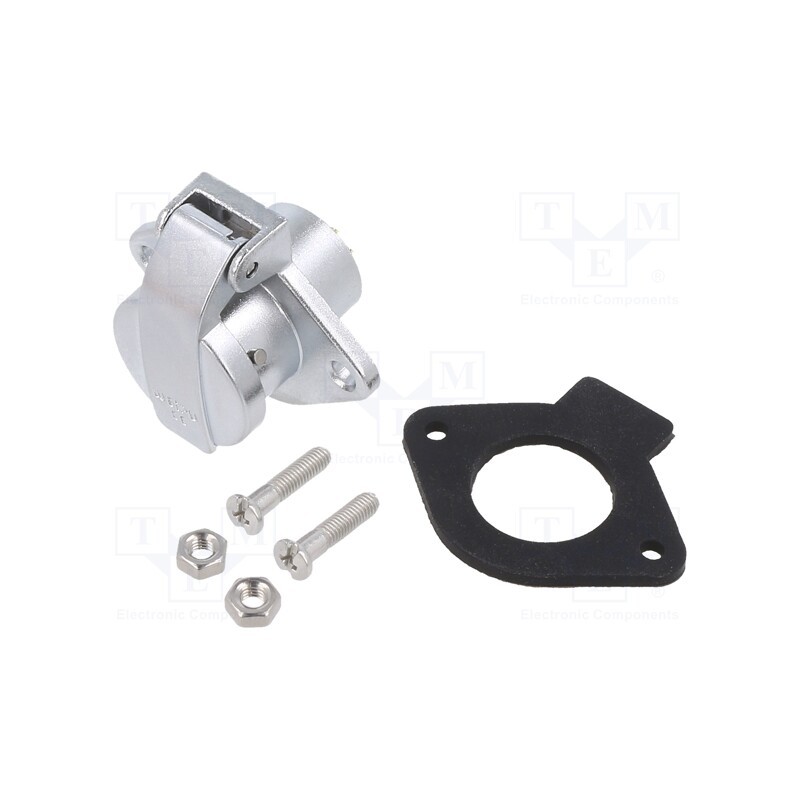 1 pcs x WEIPU - WY16J10ZG1 - Socket, WY16, male, PIN: 10, IP67, 5A, soldering, 400V, 0.75mm2, 18AWG