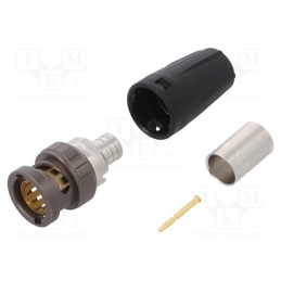 1 pcs x NEUTRIK - NBNC75BUU11X - REAR-TWIST UHD BNC CABLE CONNECTOR