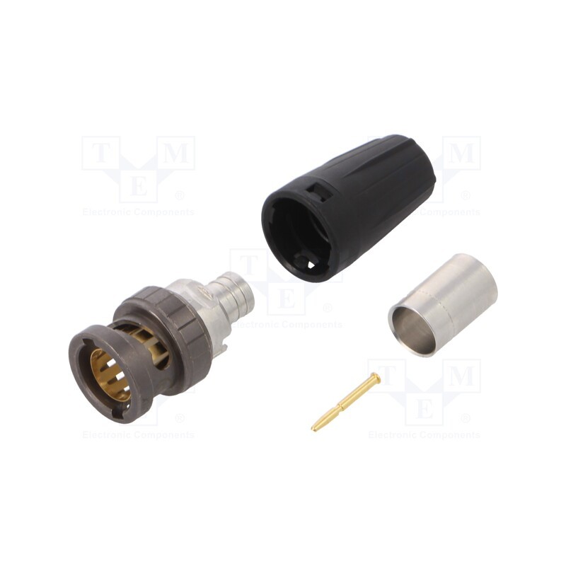 1 pcs x NEUTRIK - NBNC75BUU11X - REAR-TWIST UHD BNC CABLE CONNECTOR