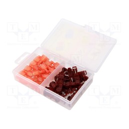 1 set x NINIGI - ST-ASS-TTAP50SET-R - Kit: connectors, IDC,crimped, for cable, red, 50pcs.