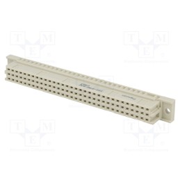 1 pcs x PANCON - 100-096-432 - Socket, DIN 41612, type C, female, PIN: 96, a+b+c, THT, straight