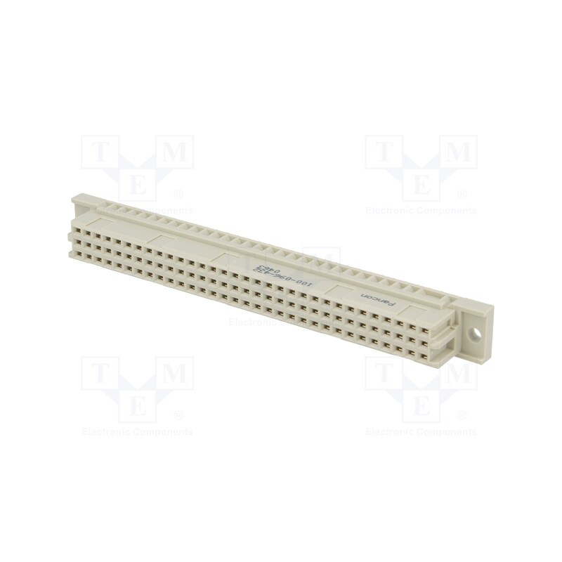 1 pcs x PANCON - 100-096-432 - Socket, DIN 41612, type C, female, PIN: 96, a+b+c, THT, straight