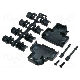 1 pcs x ENCITECH - 6560-0116-12 - Enclosure: for D-Sub connectors, D-Sub 15pin,D-Sub HD 26pin