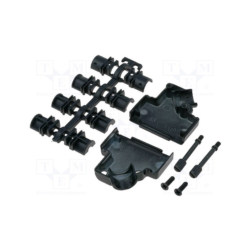 1 pcs x ENCITECH - 6560-0116-12 - Enclosure: for D-Sub connectors, D-Sub 15pin,D-Sub HD 26pin