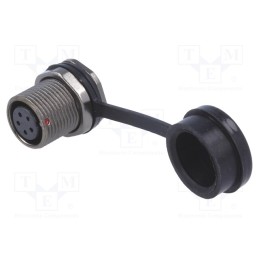 1 pcs x WEIPU - ST1213/S5 - Socket, ST12, female, PIN: 5, IP67, 5A, soldering, 180V, 0.75mm2