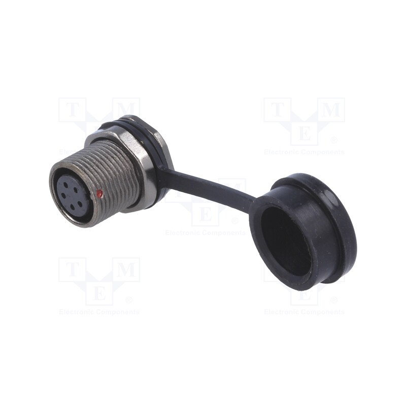 1 pcs x WEIPU - ST1213/S5 - Socket, ST12, female, PIN: 5, IP67, 5A, soldering, 180V, 0.75mm2