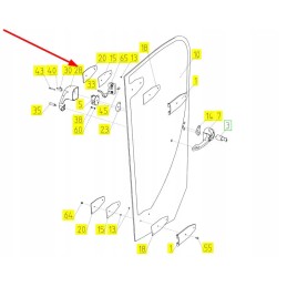 102006419 door handle handle