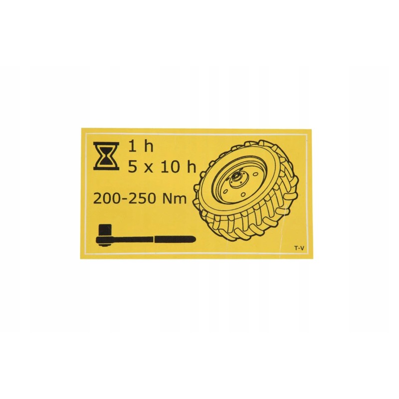 Rt v sticker tightening col 8 5 x 4 5cm