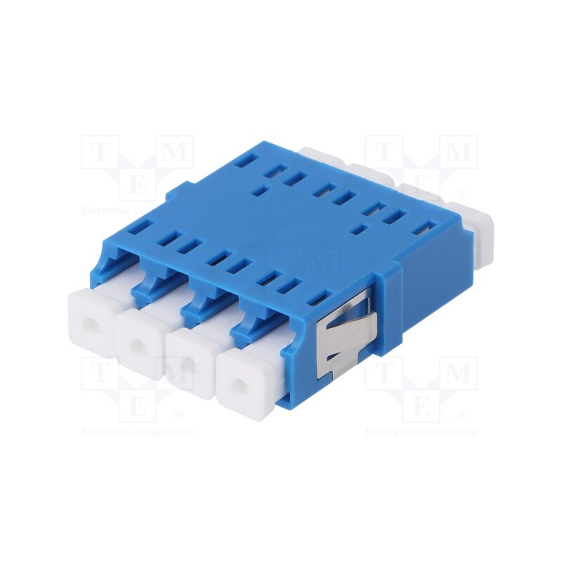 1 pcs x FIBRAIN - A001-LC-4X-2128 - Connector: fiber optic, socket,coupler, single mode (SM),quad