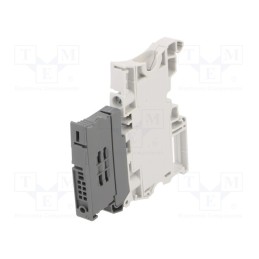 1 pcs x TE Connectivity - 1SNK508418R0000 (ZS10-SF) - Splice terminal: rail, 0.5÷10mm2, ways: 1, terminals: 2, Width: 8mm