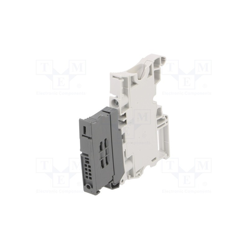1 pcs x TE Connectivity - 1SNK508418R0000 (ZS10-SF) - Splice terminal: rail, 0.5÷10mm2, ways: 1, terminals: 2, Width: 8mm