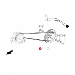 Claas 1423361 Gates V-belt