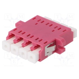 1 pcs x FIBRAIN - A001-LC-4X-1178 - Connector: fiber optic, socket,coupler, quad,multi mode (MM), LC