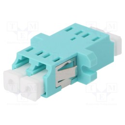 1 pcs x FIBRAIN - A001-LC-4X-1168 - Connector: fiber optic, socket,coupler, quad,multi mode (MM), LC