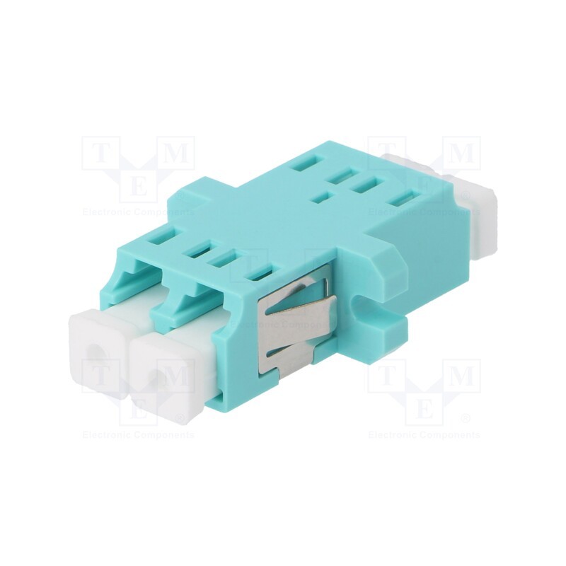 1 pcs x FIBRAIN - A001-LC-4X-1168 - Connector: fiber optic, socket,coupler, quad,multi mode (MM), LC