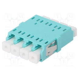 1 pcs x FIBRAIN - A001-LC-4X-2168 - Connector: fiber optic, socket,coupler, quad,multi mode (MM), LC