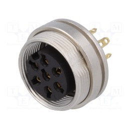 1 pcs x LUMBERG - KGV 70 - Connector: M16, socket, female, soldering, PIN: 7, 5A, 250V, IP40