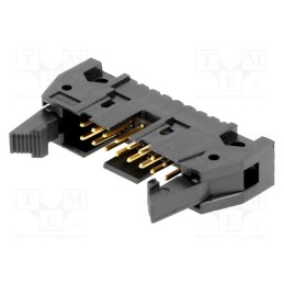 1 pcs x TE Connectivity - 5499910-3 - Socket, IDC, male, PIN: 16, straight, with ejector, THT, gold-plated