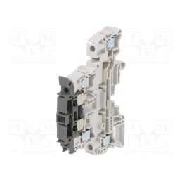 1 pcs x TE Connectivity - 1SNK508425R0000 (ZS4-D2-SF1) - Splice terminal: rail, 0.2÷6mm2, ways: 2, terminals: 4, Width: 8mm