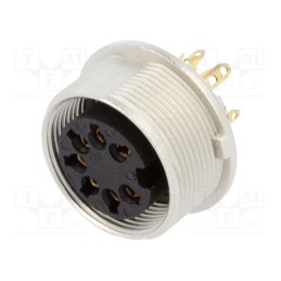 1 pcs x LUMBERG - KGV 71 - Connector: M16, socket, female, soldering, PIN: 7, 5A, 60V, IP40