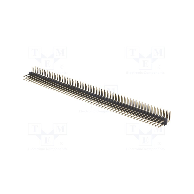1 pcs x NINIGI - ZL212-100KG - Pin header, pin strips, male, PIN: 100, angled 90°, 2.54mm, THT