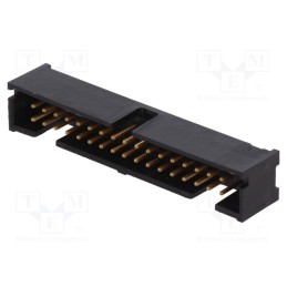 1 pcs x TE Connectivity - 5103308-7 - Socket, IDC, male, PIN: 34, straight, THT, gold-plated, 2.54mm, black