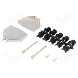 1 pcs x ENCITECH - 6560-0105-03 - Enclosure: for D-Sub connectors, D-Sub 25pin,D-Sub HD 44pin