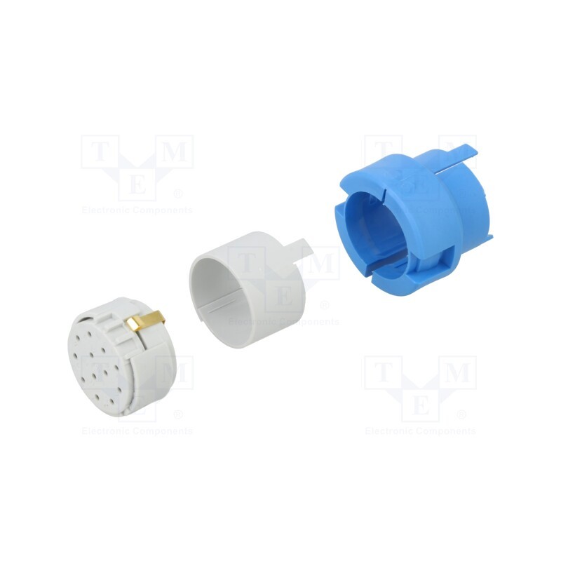 1 pcs x HARTING - 9151123021 - Connector: M23, contact insert, PIN: 12, male, crimped, 200V, 8A