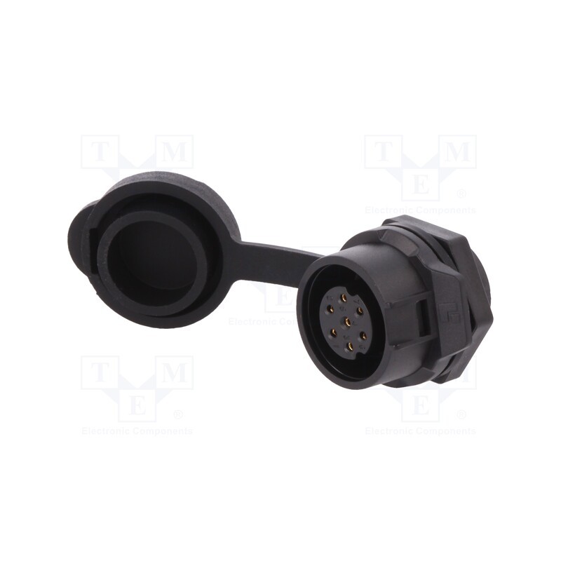 1 pcs x LUTRONIC - 2229 - Connector: circular, socket, size 16, 02, female, PIN: 7, for latch