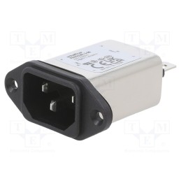 1 pcs x SCHAFFNER - FN9222R-3-06 - Connector: AC supply, socket, male, 3A, 250VAC, C14 (E), -25÷85°C