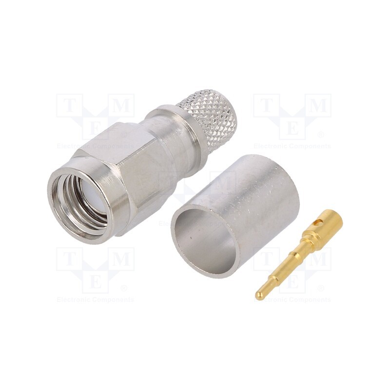 1 pcs x TELEGu00c4RTNER - J01150A0618 - Plug, SMA, male, straight, 50Ω, B7808A,CNT-240,H155,LMR240, PTFE