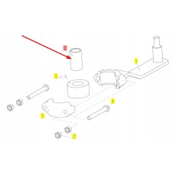 100024918 metal sleeve 25 x 32 x 54 mm