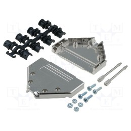 1 pcs x ENCITECH - 6560-0145-04 - Enclosure: for D-Sub connectors, D-Sub 37pin,D-Sub HD 62pin