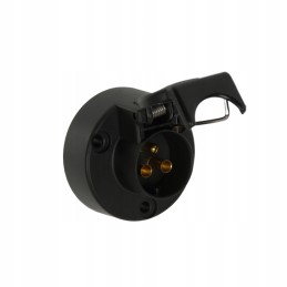 3-pole electrical socket for a 3-pin trailer