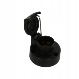 3-pole electrical socket for a 3-pin trailer