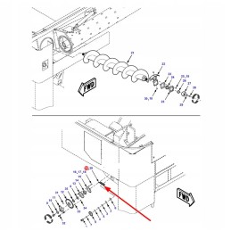 71419420 unloading auger chain