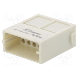 1 pcs x MOLEX - 93601-0559 - Connector: HDC, module, male, S-M10/17, PIN: 17, w/o contacts, 10A