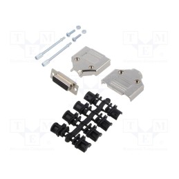1 pcs x MH CONNECTORS - MHDTPK15HD26FS-K - D-Sub HD, PIN: 26, plug, female, for cable, straight, soldering