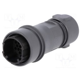 1 pcs x BULGIN - PXP6011/22P/CR/0910 - Connector: circular, plug, male, PIN: 22, w/o contacts, for cable