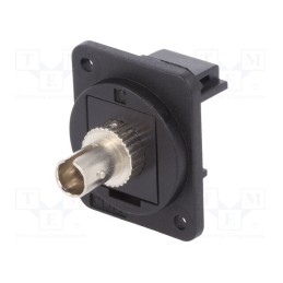1 pcs x CLIFF - CP30218X - Connector: fiber optic, coupler, ST,both sides, Mat: plastic, FT