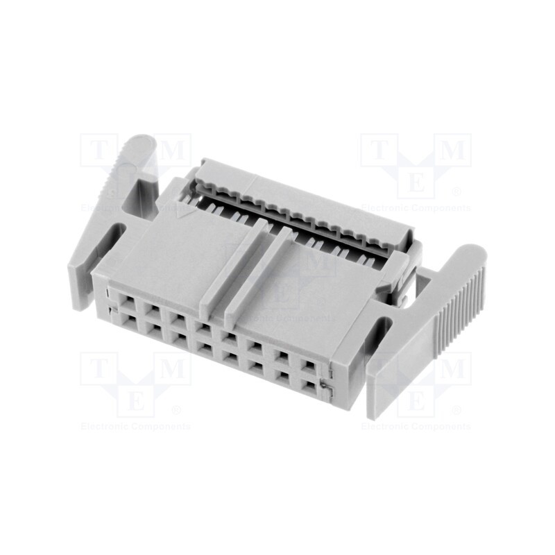 1 pcs x FISCHER ELEKTRONIK - VFL16G - Plug, IDC, female, PIN: 16, straight, IDC, for ribbon cable, 1.27mm