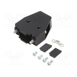 1 pcs x Deltron AG - DC09UN4 - Enclosure: for D-Sub connectors, D-Sub 9pin,D-Sub HD 15pin