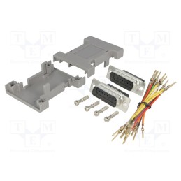 1 pcs x ENCITECH - 2111-0101-02 - Transition: adapter, D-Sub 15pin male,both sides